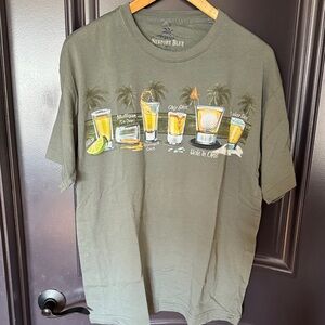 Newport Blue Olive Graphic Tee